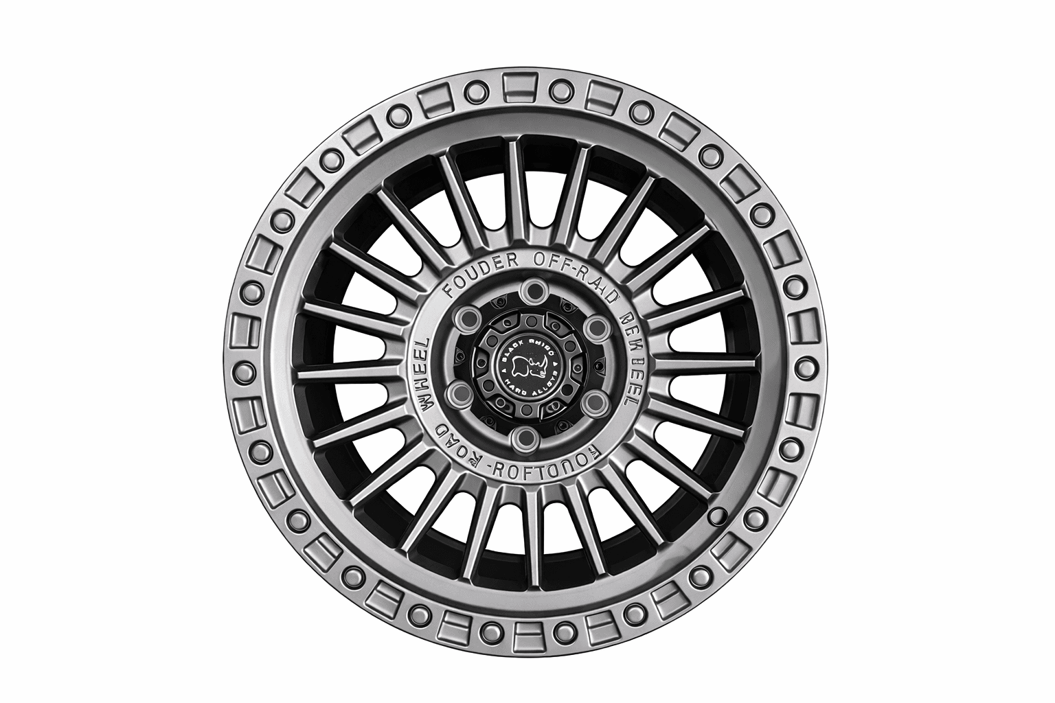 BLACK RHINO WHEELS MATT BLACK - MATT GRAY R17*9