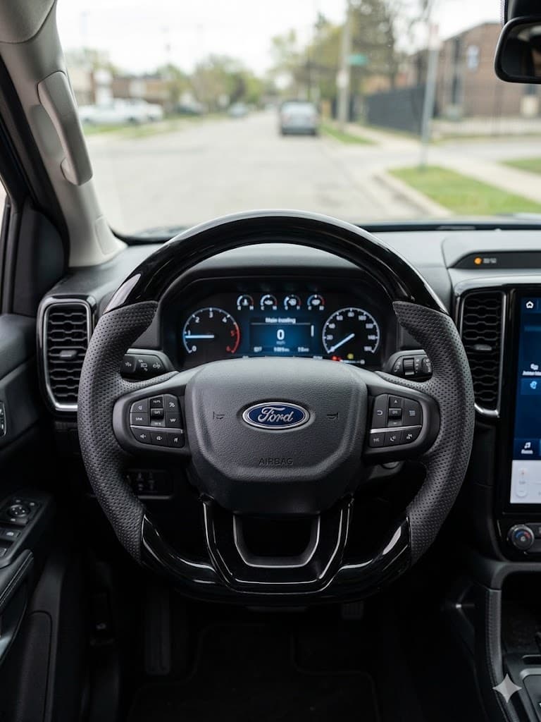 VOLANTE FORD RANGER NEGRO 2023+