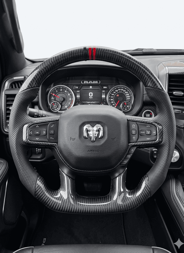 VOLANTE DODGE RAM 1500 2022+ FIBRA CARBONO