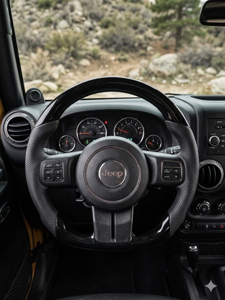 VOLANTE JEEP WRANGLER 2011 - 2017 BLACK PIANO