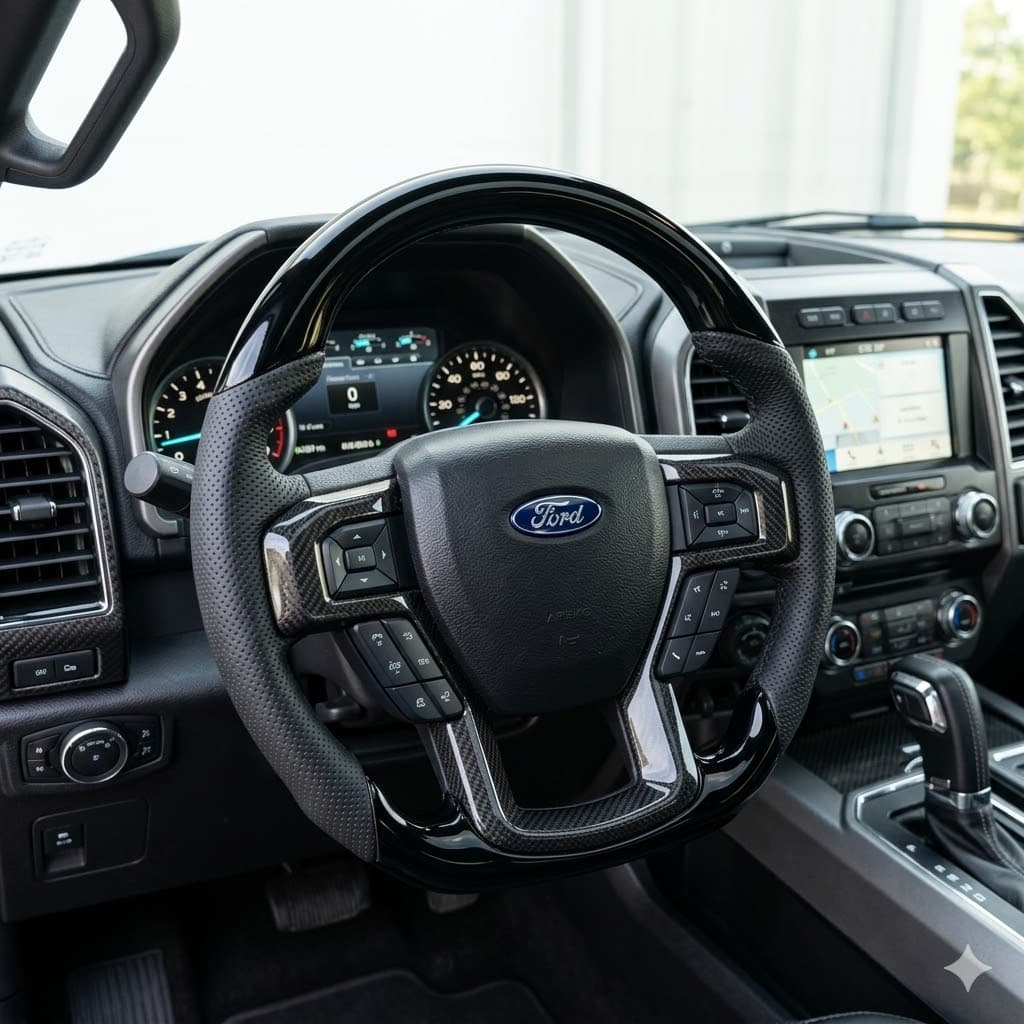 VOLANTE FORD F150 NEGRO 2015-2020